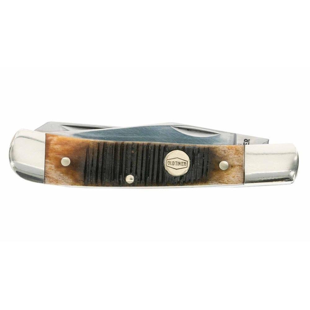 Buy Old Timer 1137134 Limited Edition Slip Lock Knife 1095 HC Chestnut Bone online