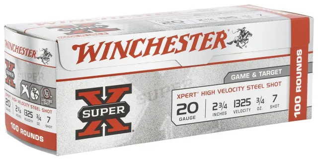 Winchester Super X Xpert HV 20 Gauge 2.75" 3/4 oz 1325 fps 7 Shot