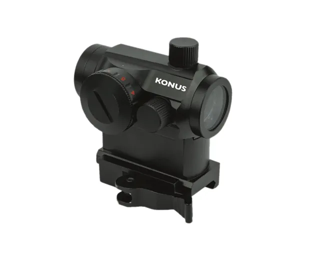 Buy Konus Pro Nuclear 7214 1x22mm 3 MOA Red/Green Dot Reticle Matte Black online