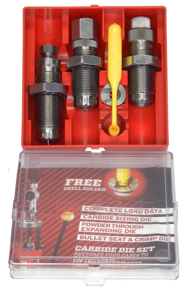 Lee Precision 90176 Carbide 3-Die Set 9mm Makarov Reloading Kit - Lee Precision - 9MM MAKAROV