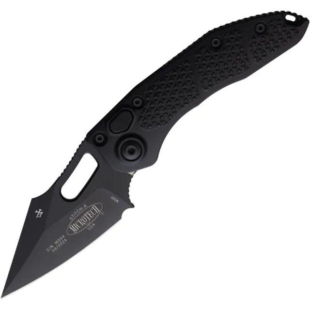 Microtech 169-1T Stitch 3.75 In SE Black Aluminum Handle - MICROTECH