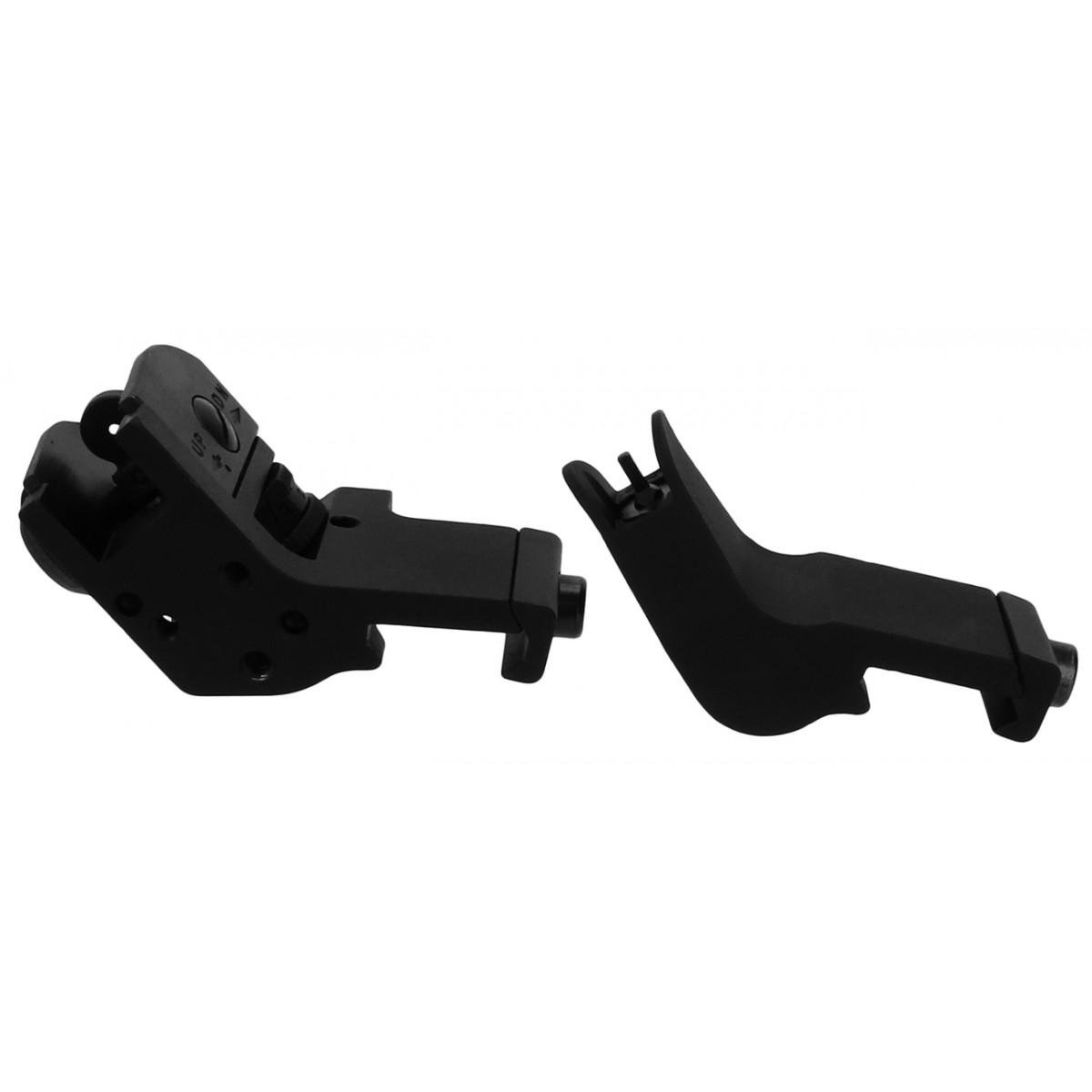 Tacfire IS009 AR-15 45 deg Rapid Transition Sights Black Aluminum - TacFire