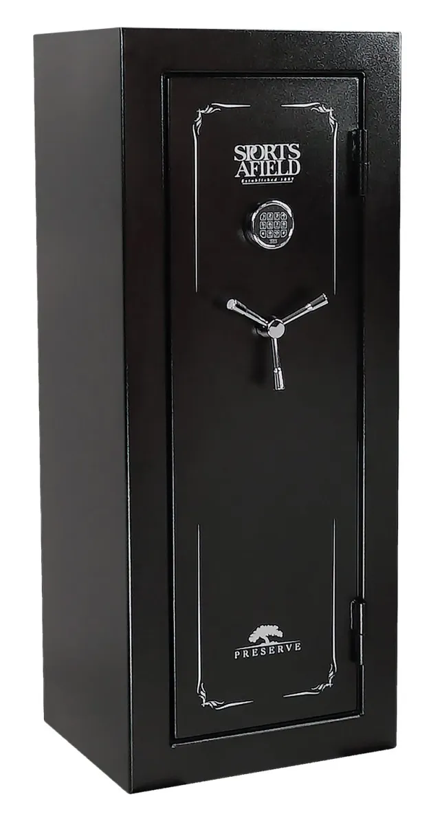 Sports Afield SECSA5924P Gun Safe Black Steel Electronic Lock 59"x24"x20" - Sports Afield