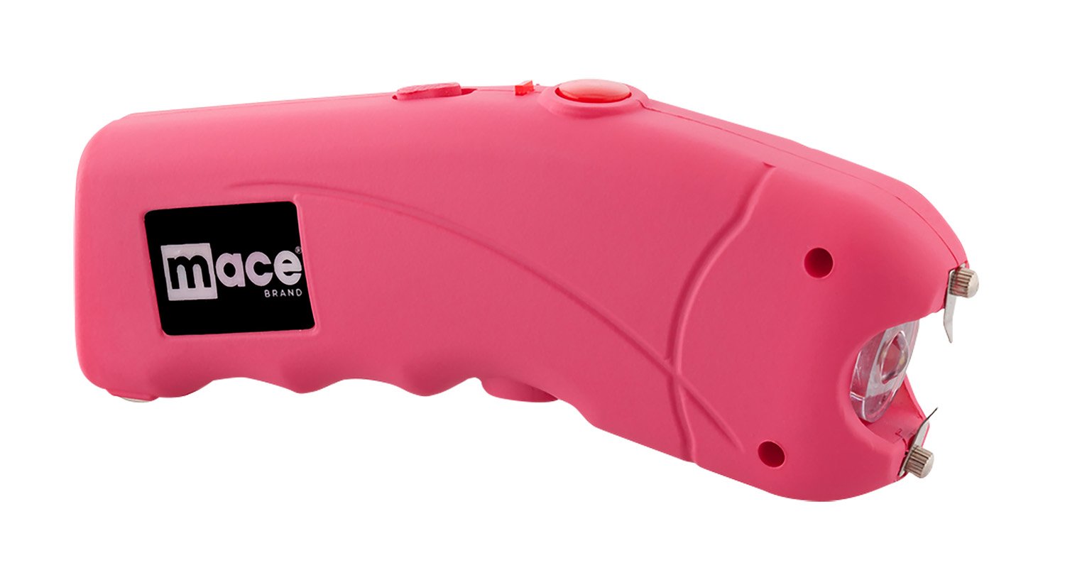 Mace Ergo Stun Gun 2,400,000V Pink with Holder and LED Light - MSI