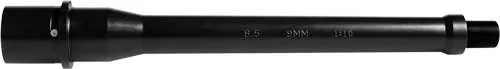 Stern Defense 006-9MM 8.5" AR-15 Barrel 1/2x36 Melonite Matte Black - Stern Defense - 9mm Luger (9x19 Parabellum)
