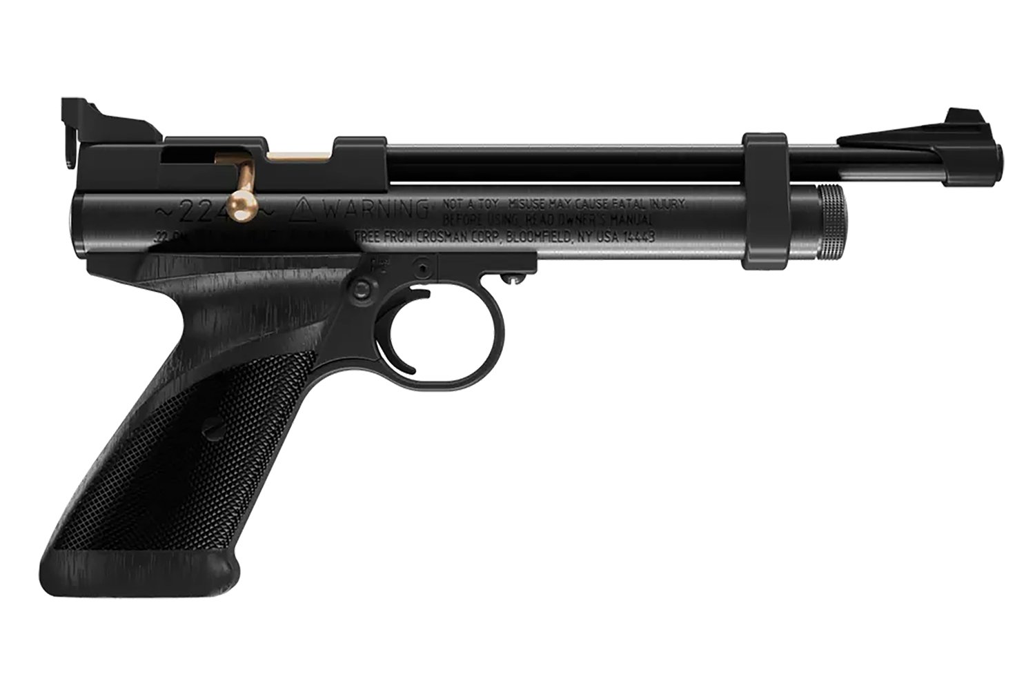 Crosman 2240 22 Cal CO2 Single Shot Bolt Action Black Polymer - Crosman - 22 Cal