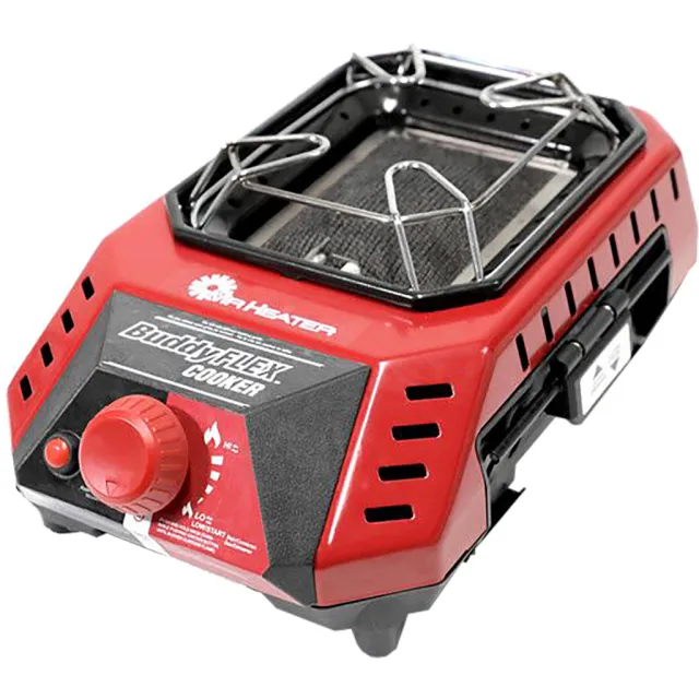 Mr. Heater F600500 Buddy Flex Cooker, 5,000-8,000 BTU, Quick-Clean Burner