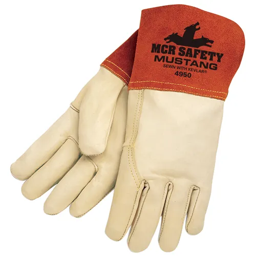 MCR Safety Mustang Cowhide Mig/Tig Welder Sewn Kevlar XL - MCR Safety