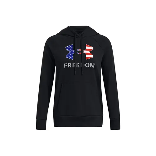 Under Armour Women's Rival Freedom Logo Hoodie Pullover