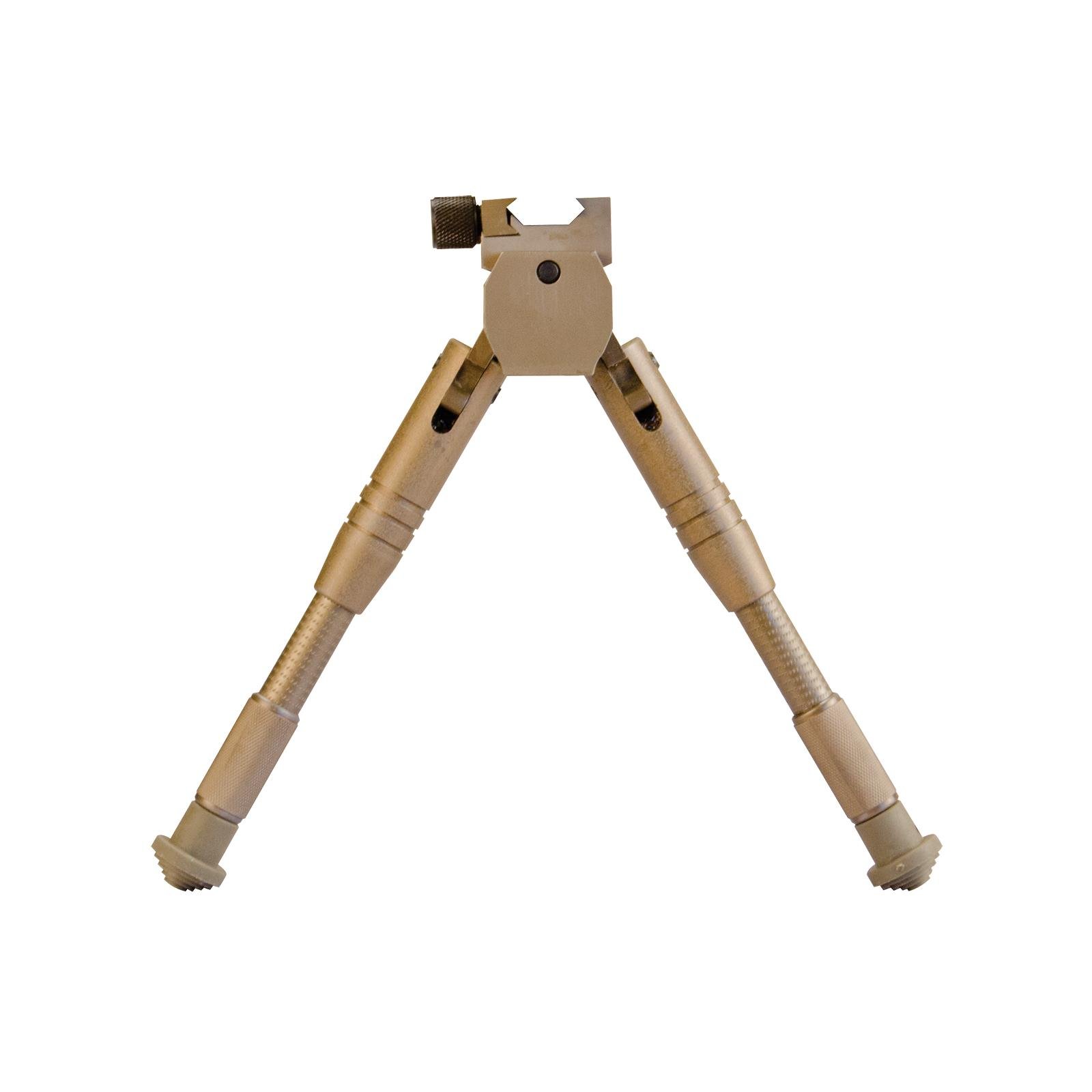 Caldwell 534455 Prone Bipod, Aluminum, Picatinny Rail, Desert Tan - Caldwell