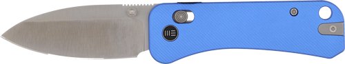 WE Knife Banter 2 Folding Knife 2.87" Satin CPM S35VN Blue Aluminum Handle - WE Knife