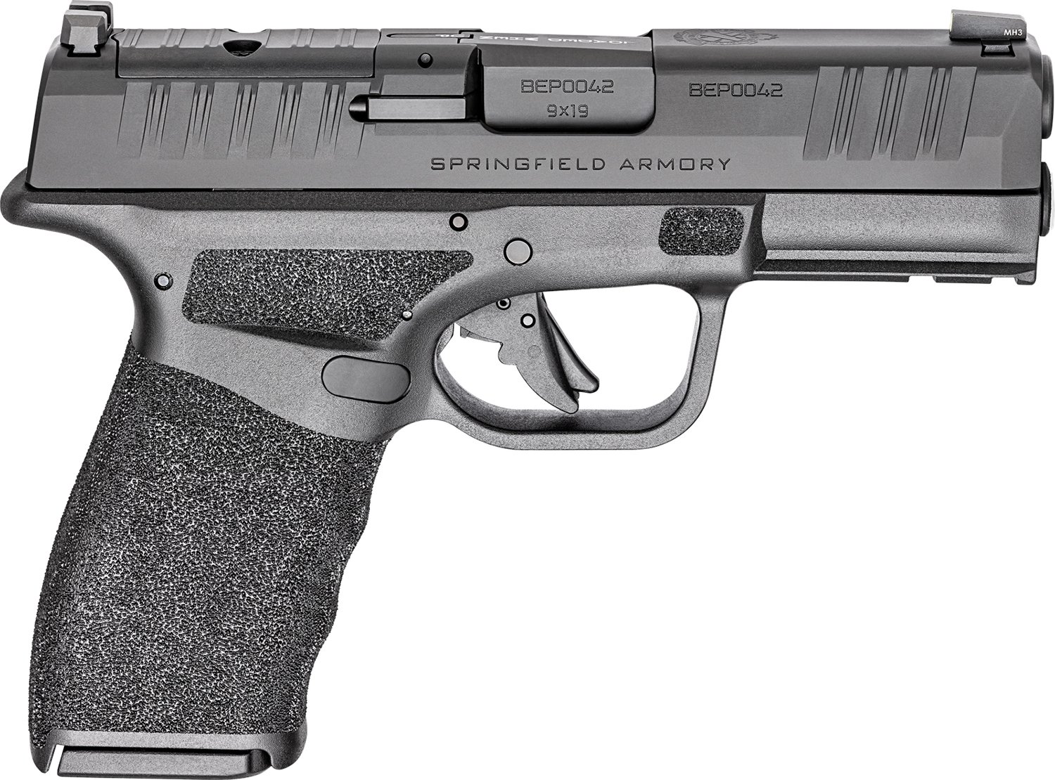 Springfield Hellcat Pro 9mm 3.7 in Black Melonite 10-rd Semi-Auto - Springfield Armory - 9mm