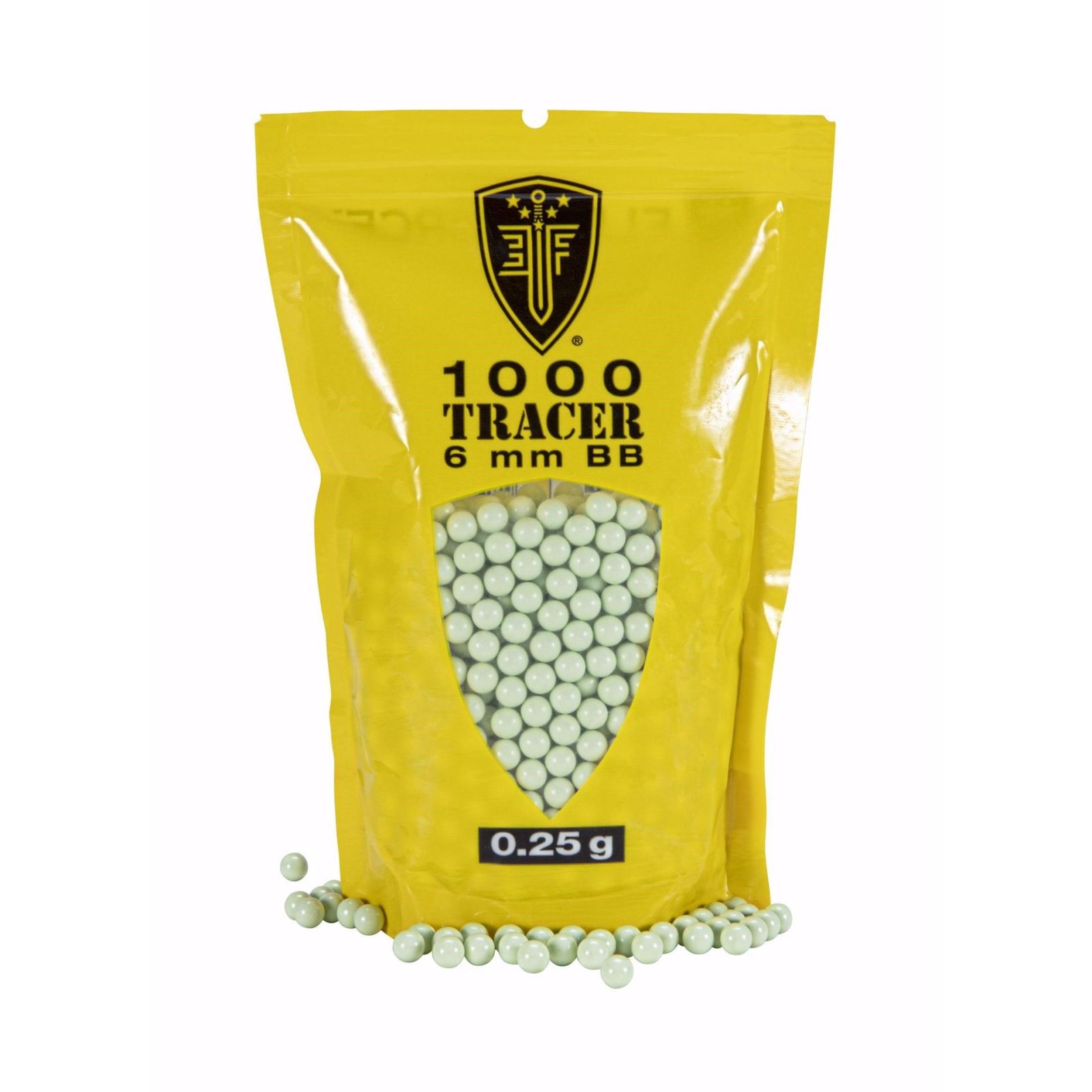 Umarex Elite Force Tracer 6mm BB's .25g Light Green 1000/ct - Umarex Usa - 6mm