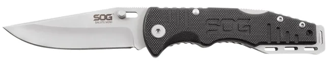 SOG SOGFF1001C Salute Mini 3.1" Folding Clip Point Blade G10 Handle - SOG