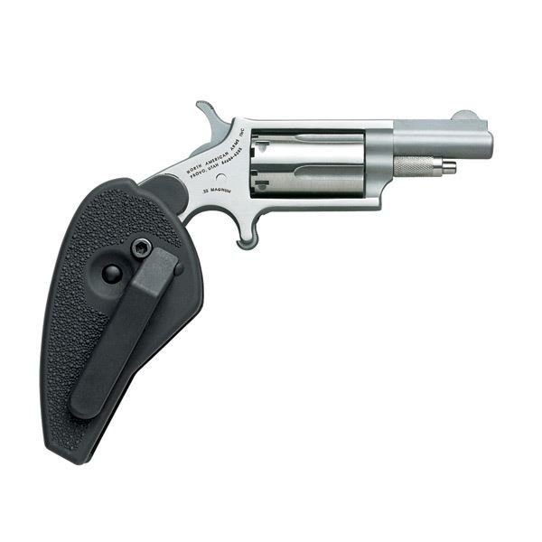 NAA 22MHG Mini Revolver 22 WMR 1.63" Stainless Holster Grip
