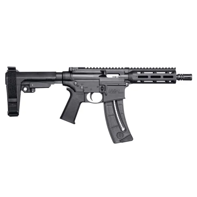 Smith & Wesson M&P 15-22 .22 LR Handgun 25rd Mag 8" Barrel Black Optics Ready USED
