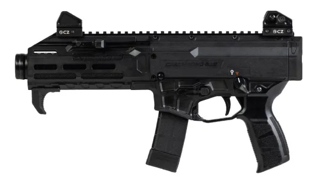 CZ-USA 91431 Scorpion 3+ 9mm Luger 20+1 7.80" Black Threaded Barrel... - CZ-USA - 9mm Luger