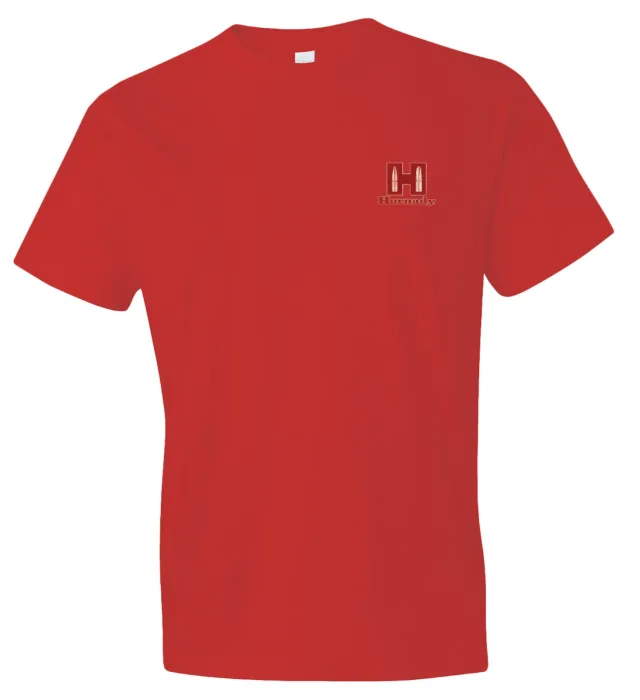 Hornady 99601XXL T-Shirt Red Cotton/Polyester Short Sleeve 2XL - HORN