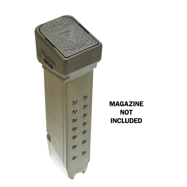 Ghost Inc. GHOGL17LOVIZ-4BLK Mag Extension +4 9MM/+3 40 Black Matte - Ghost Inc. for sale at Keys Gun Shop