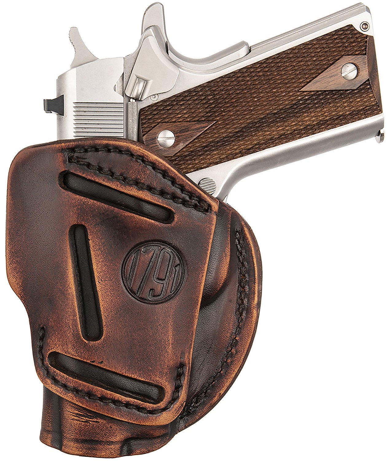 1791 Gunleather 3WH1VTGA 3-Way Leather Holster Ambidextrous 1911 3-4" - 1791 Gunleather