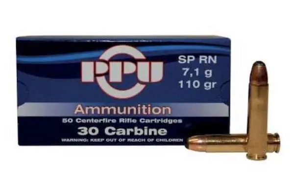 Prvi Partizan PP30S .30 Carbine 110GR SP 50rd Box - Prvi Partizan - 30 Carbine