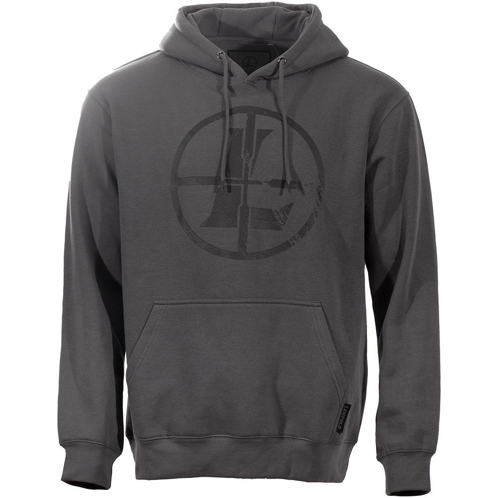 Leupold 185885 Distressed Reticle Hoodie Gunmetal 3XL Midweight Sweatshirt - Leupold & Stevens