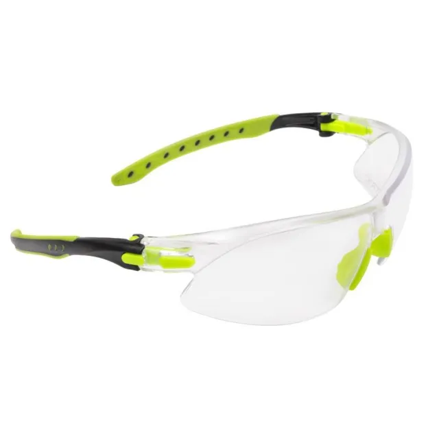 Allen ULTRX Keen Youth Safety Glasses Lime Green with Clear Lenses - The Allen Company Inc.