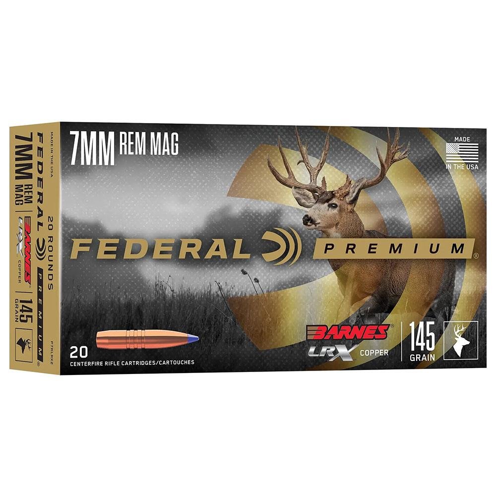 Buy Federal Barnes LRX Rifle Ammunition 7mm Rem Mag 145gr PT 20/ct online