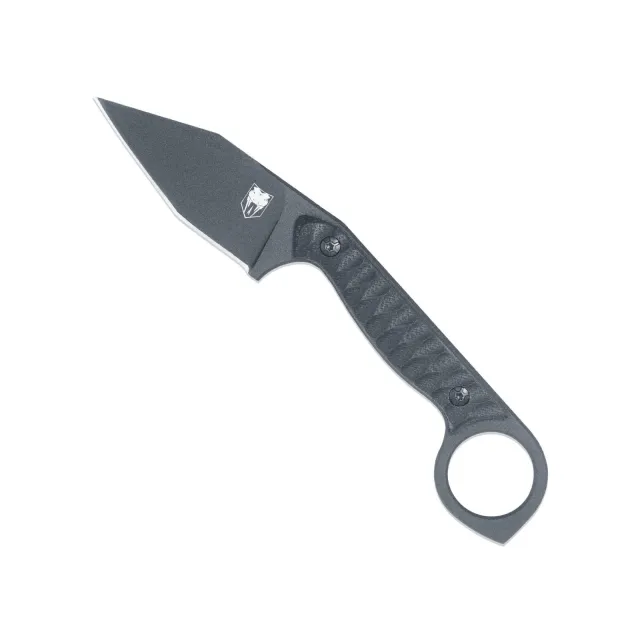 CobraTec Wolfteeth Tanto Knife Black CTWLTBLKTNS - COBRATEC_KNIVES