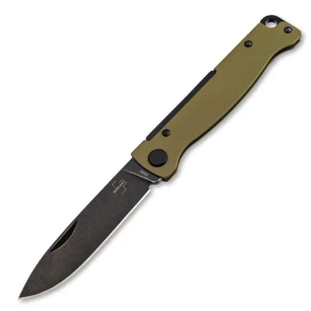 BOKER ATLAS 2.95" DROP/PLAIN/BLACK/OD GREEN - BOKER