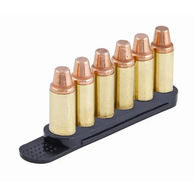 QuickStrip 6-Round Speed Loader 2-Pack: .357/.38/.40 S&W/6.8mm - Black Urethane