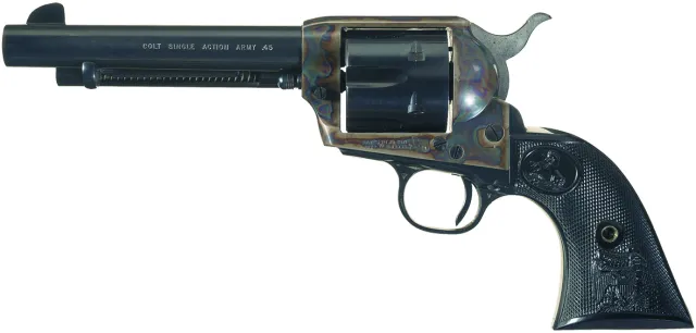 Colt ZP1850 Single Action Revolver, .45 Long Colt, 4.75-inch Barrel, 6-Round Capacity, Case-Hardened Finish, Blemished Model