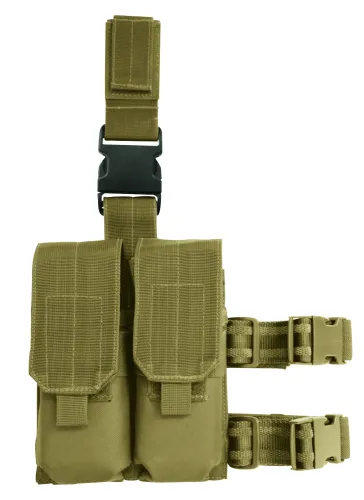 Voodoo Tactical Drop Leg Platform Attached M4/M16 Double Mag Pouch - Voodoo Tactical