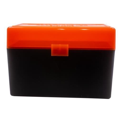 Berry's Ammo Box #410 - .270 cal/.30-06 Sprg. 50/rd Hunter Orange/Black - Berry's Mfg - .270 Cal., .30-06 Sprg.