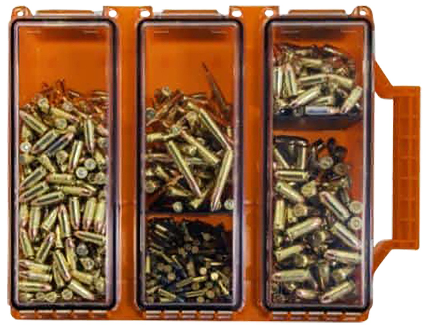 Berry's 88664 Tri-Can Triple Ammo Can Orange Plastic with Cam-Lock Latch - Berry's Mfg