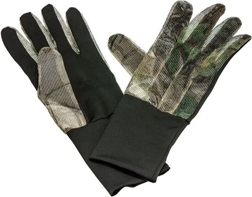 GSM Outdoors HS Mesh Glove Grip Palm Realtree Edge One Size - GSM Outdoors
