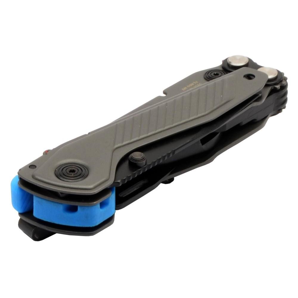 SOG Flash MT Urban Gray/Cyan Cryo D2 Multi-Tool 5.6 In Blade - SOG