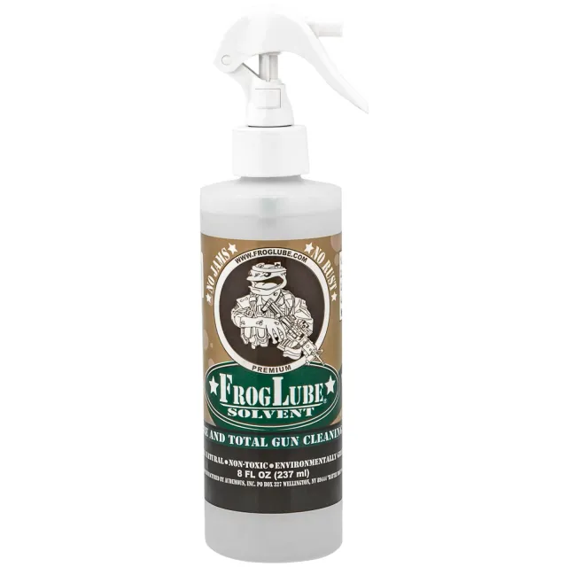 FrogLube 14976 Solvent Spray, 8oz Bottle, Non-Toxic, Biodegradable - FrogLube
