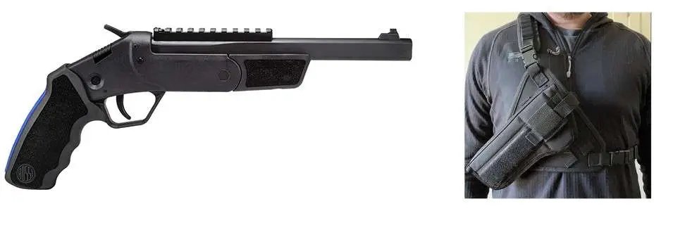 Buy Rossi SSPB9BKKIT Brawler .410Ga/.45LC 9" Black Chest Rig/Holster Kit online