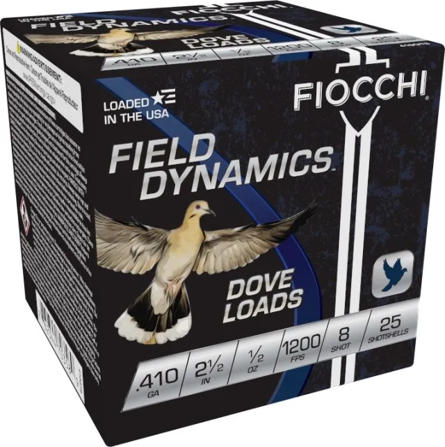 Buy Fiocchi 410GT8 Field Dynamics Dove & Quail Shotgun Ammo online