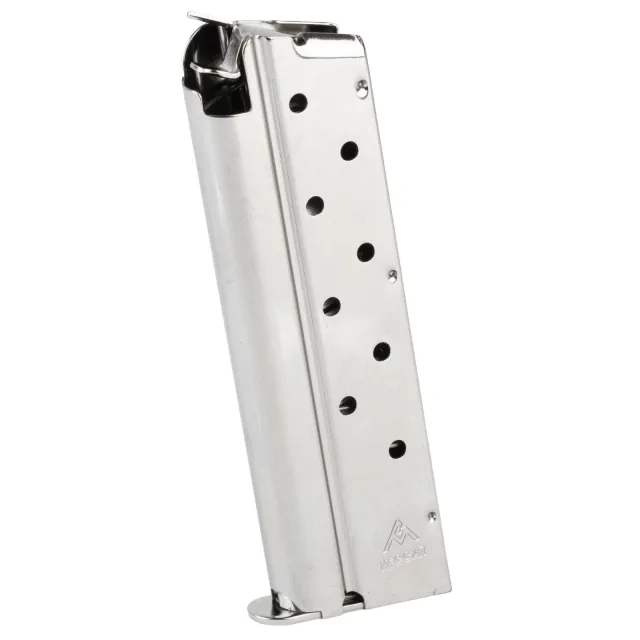 Buy Mec-Gar MGCGOV9LN 1911 9mm 9rd Nickel Carbon Steel Magazine online