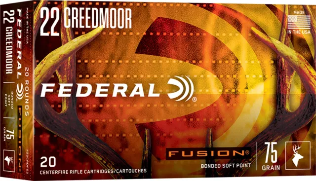 Federal Fusion 22 Creedmoor 75 Grain Fusion Soft Point 20 Round Box - Federal Ammunition