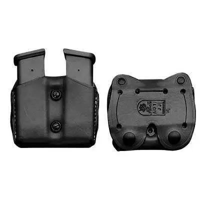 Buy DeSantis A01BJLLZ0 Double Mag Pouch OWB Leather Single Stack 10/45 Black online