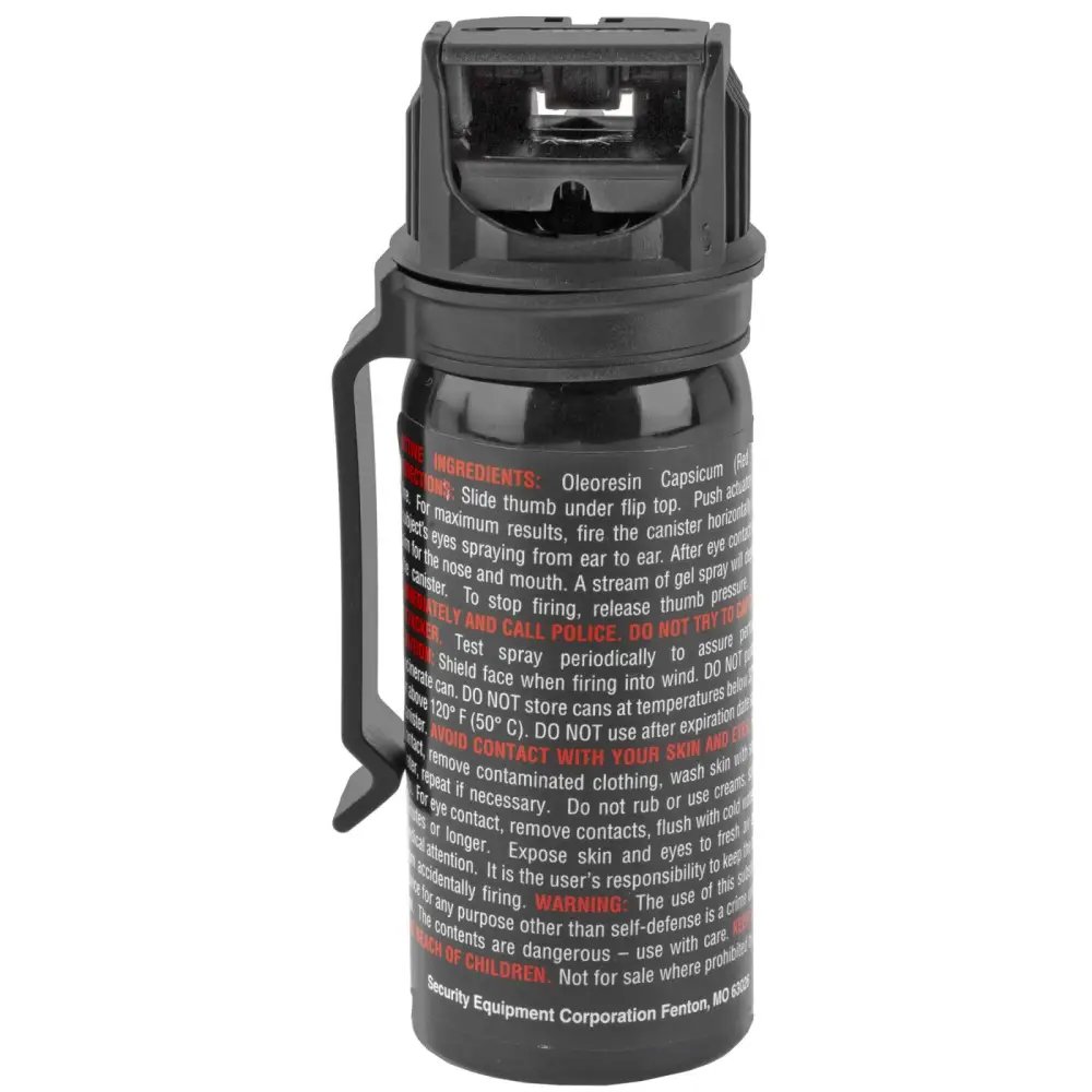 Sabre MK3-CFTG-BC Crossfire Pepper Gel 1.8oz Black 18ft Range 18 Bursts - SABRE