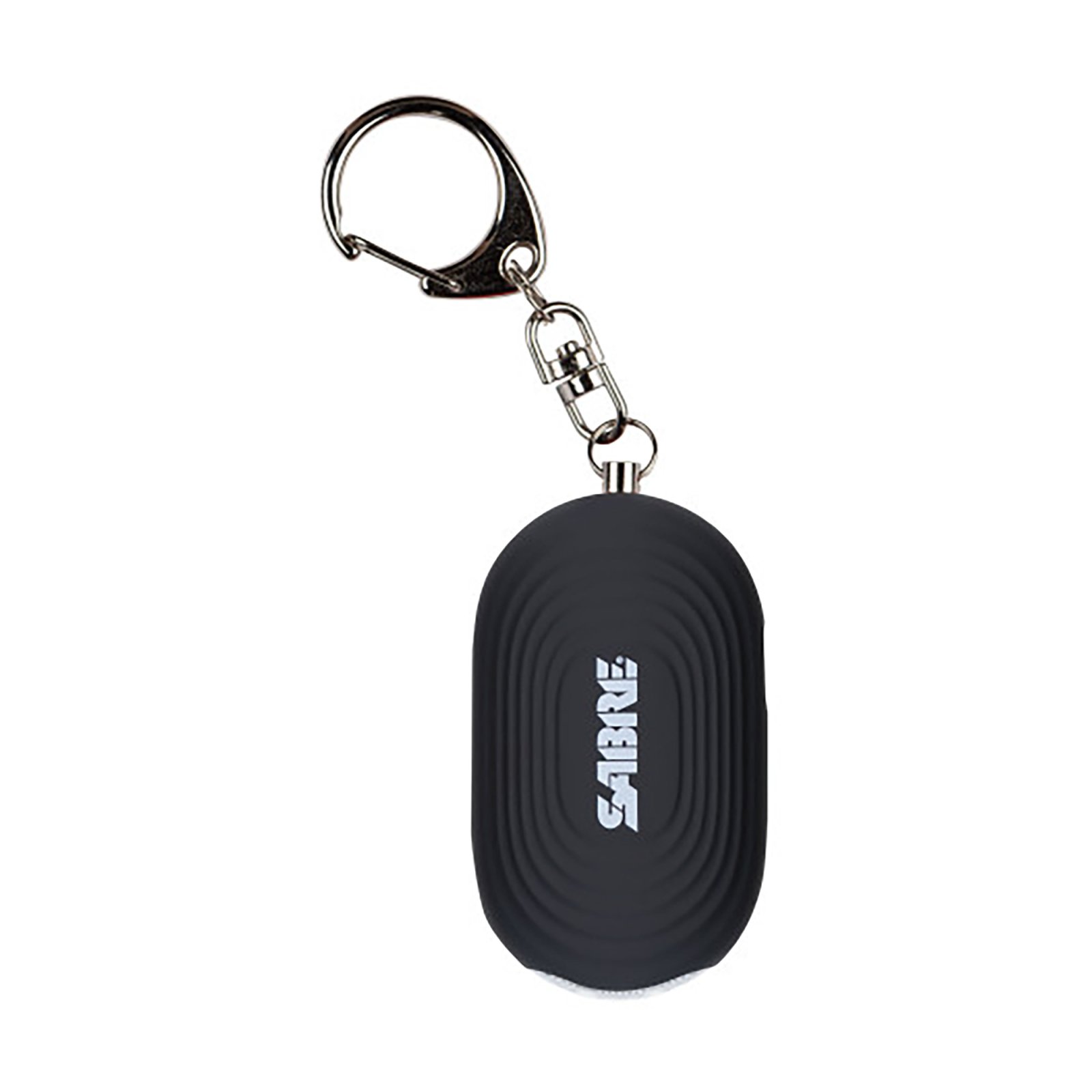 Buy Sabre 2-in-1 Alarm 130dB 20 Lumen LED Light Snap Hook Black online