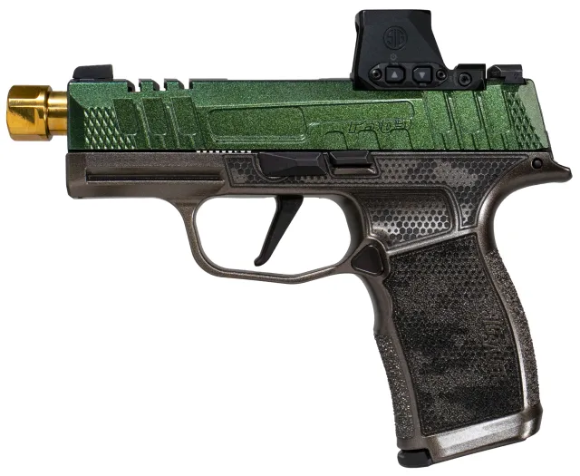 Buy Sig Sauer 300231041120 Cypress Raptor P365X, Green Slide, Romeo-X Red Dot online
