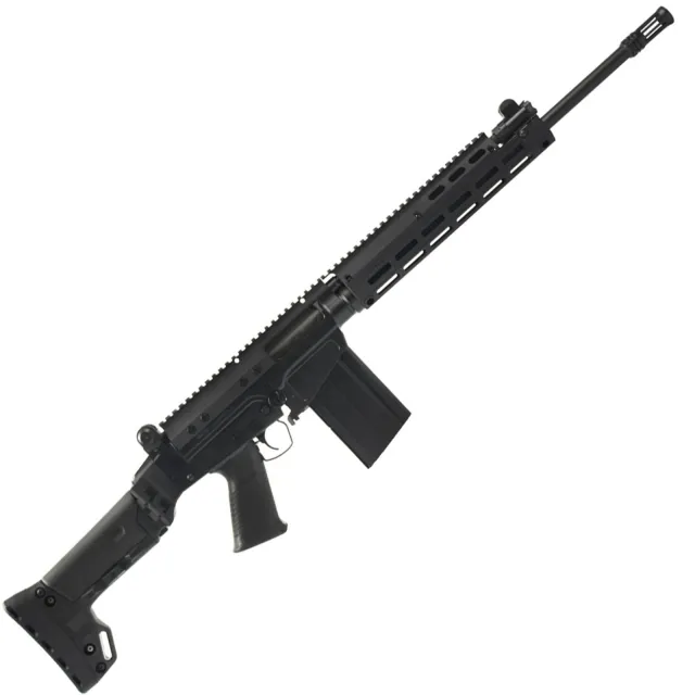SA58 FAL .308 18" Improved Battle Rifle Med contour barrel BRS side fold Para stock Mlok HG