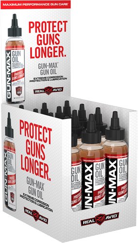 Real Avid AVBMGO4LPDQ Gun Max Oil 4oz Premium Care - Real Avid