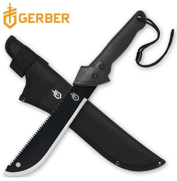 GERBER 31-000759 10.75 In Blade, 18.75 In Overall, Black