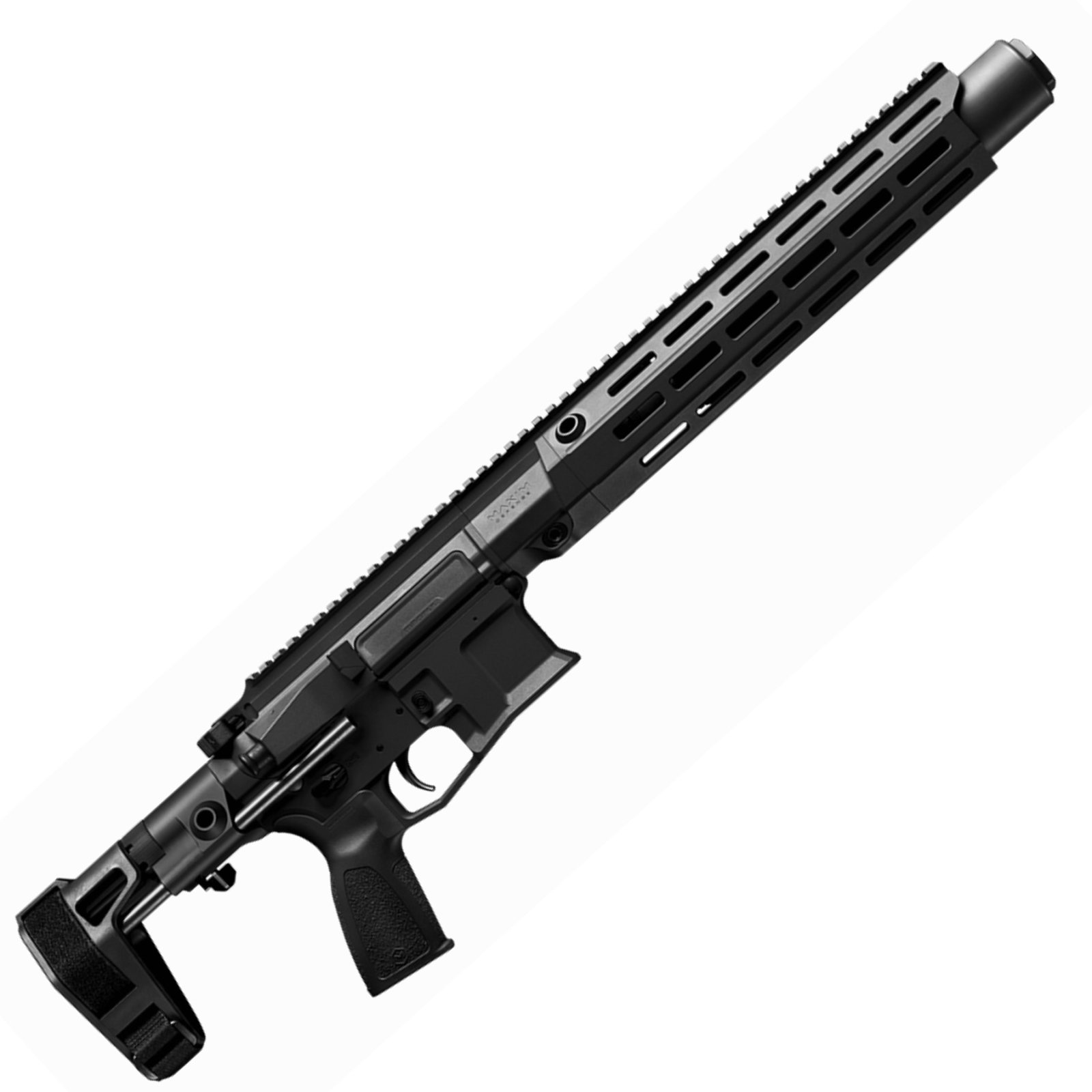 SDX RFLX PSTL 300BLK 8.5" BLK Integrally Suppressed Pistol, Full length 1913 Pic Rail Maxim Gen:6 CQB Brace - Maxim Defense - .300 BLK